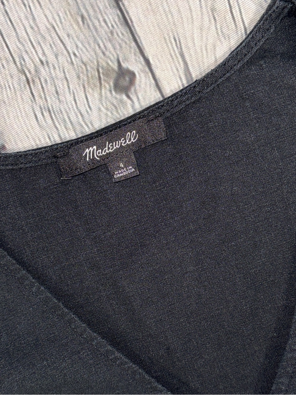 Madewell Ruffle Linen Button Front Top - Picture 5 of 5